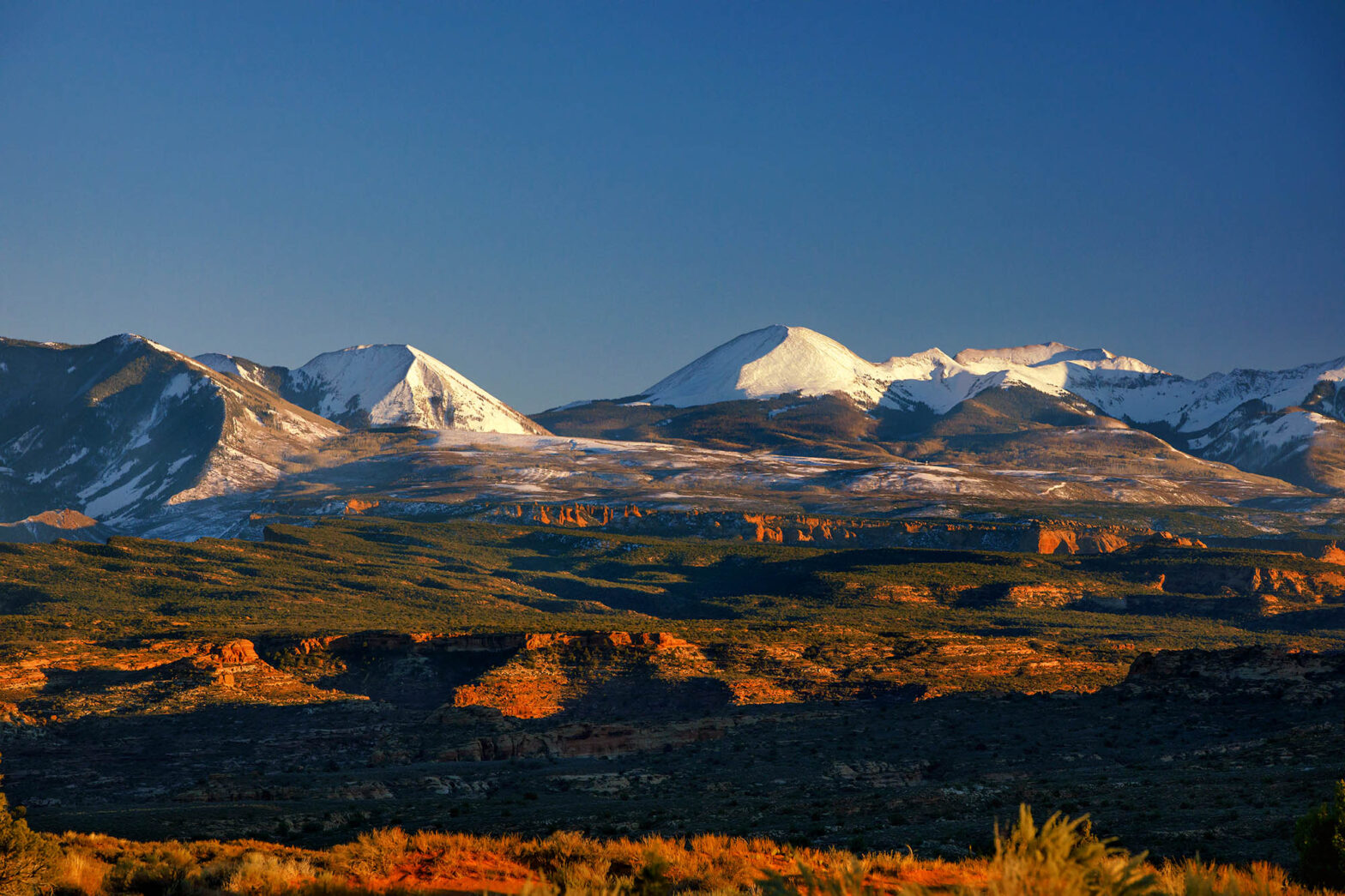 La Salle Mountains at Arches National Park